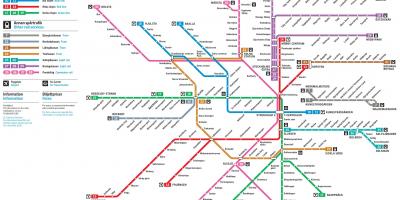 Stokholm, Suedi metro hartë
