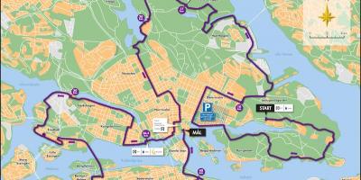 Stokholm biçikletë hartë
