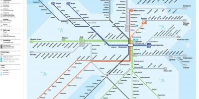 Harta e Stokholmit tranzit