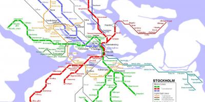 Suedi tunnelbana hartë