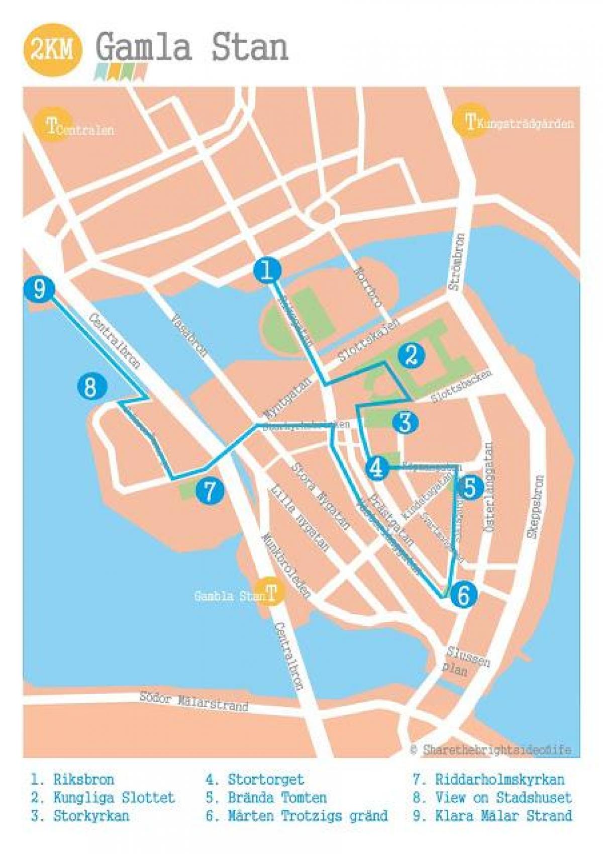Stokholm gamla stan hartë