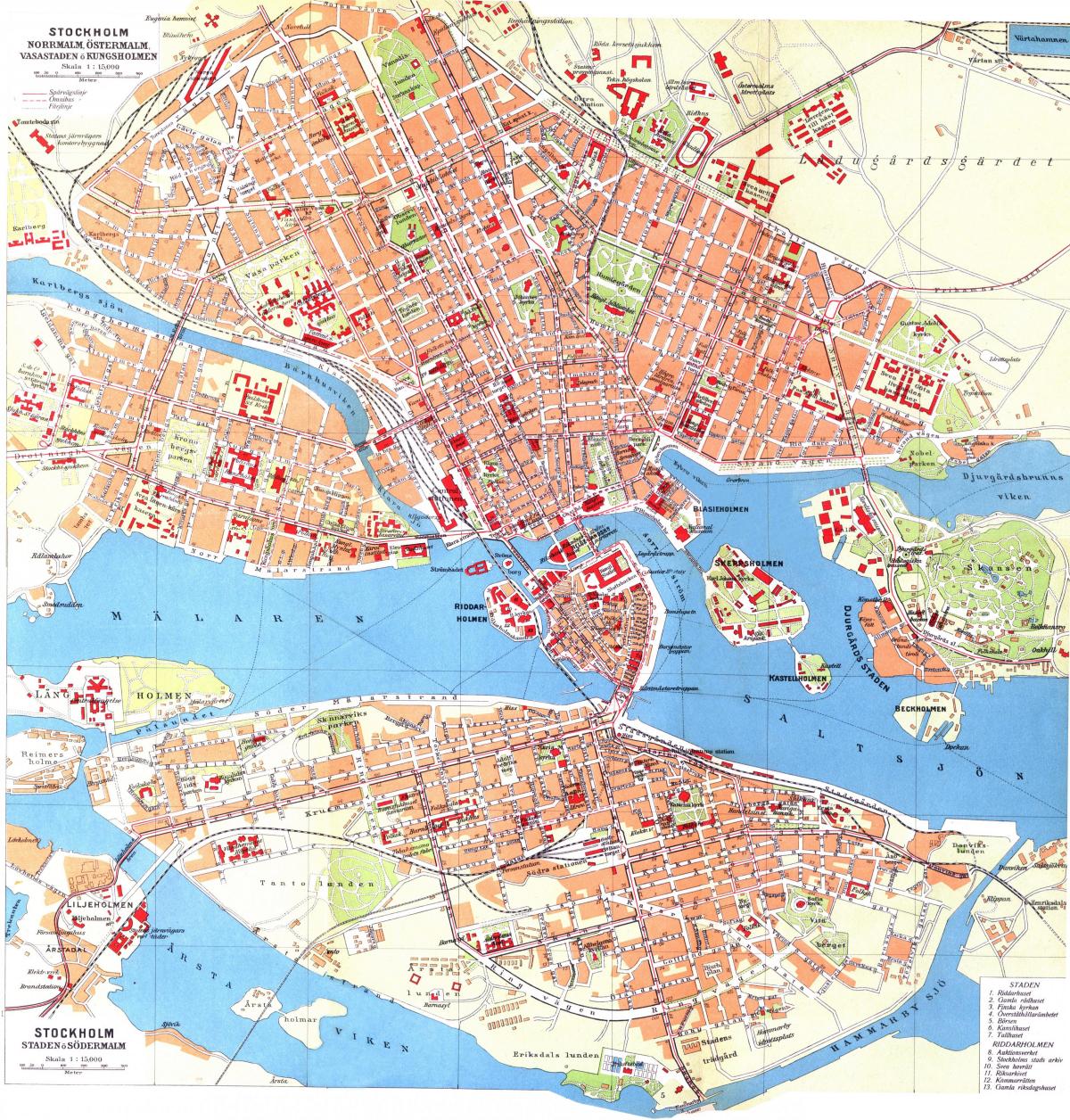 harta e kungsholmen Stokholm