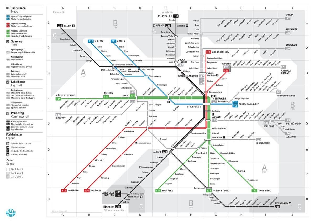 harta e sl metro