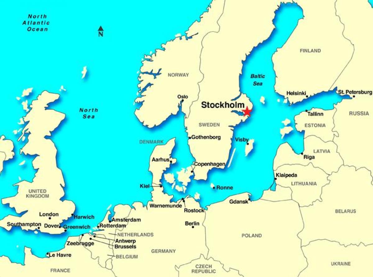 Stokholm hartën e evropës