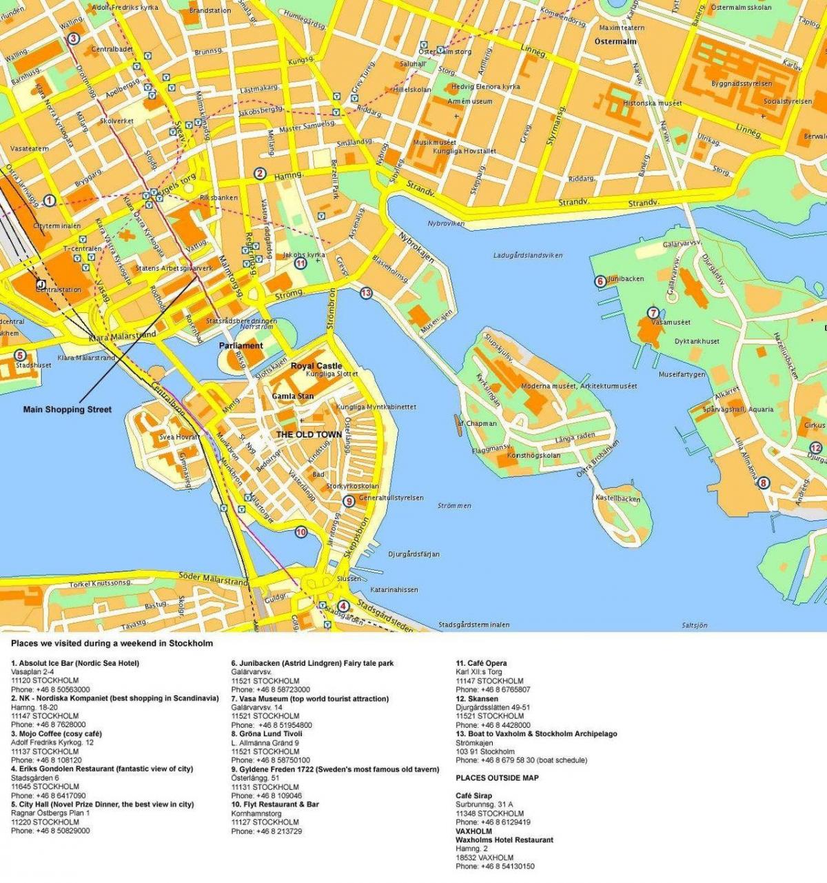 harta e Stokholmit cruise terminal