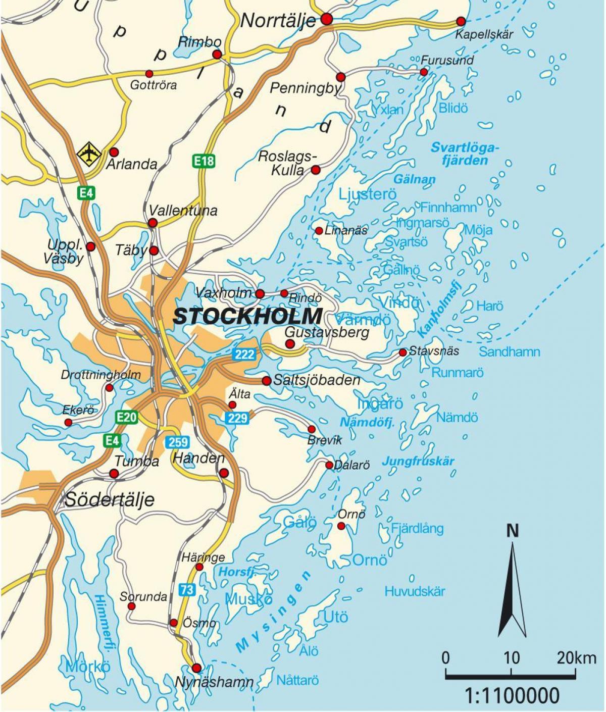 Stokholm në hartë