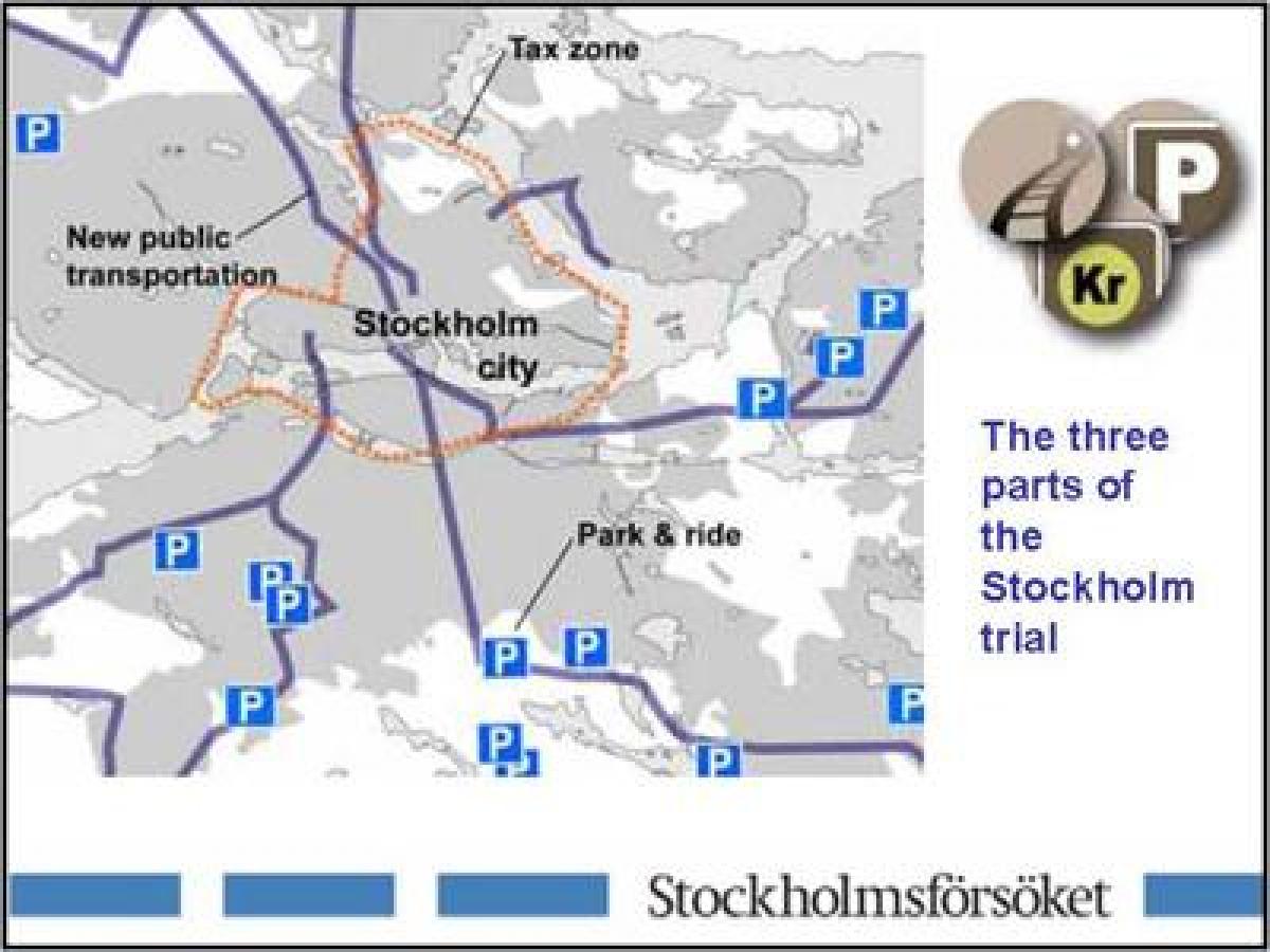 harta e Stokholmit parking