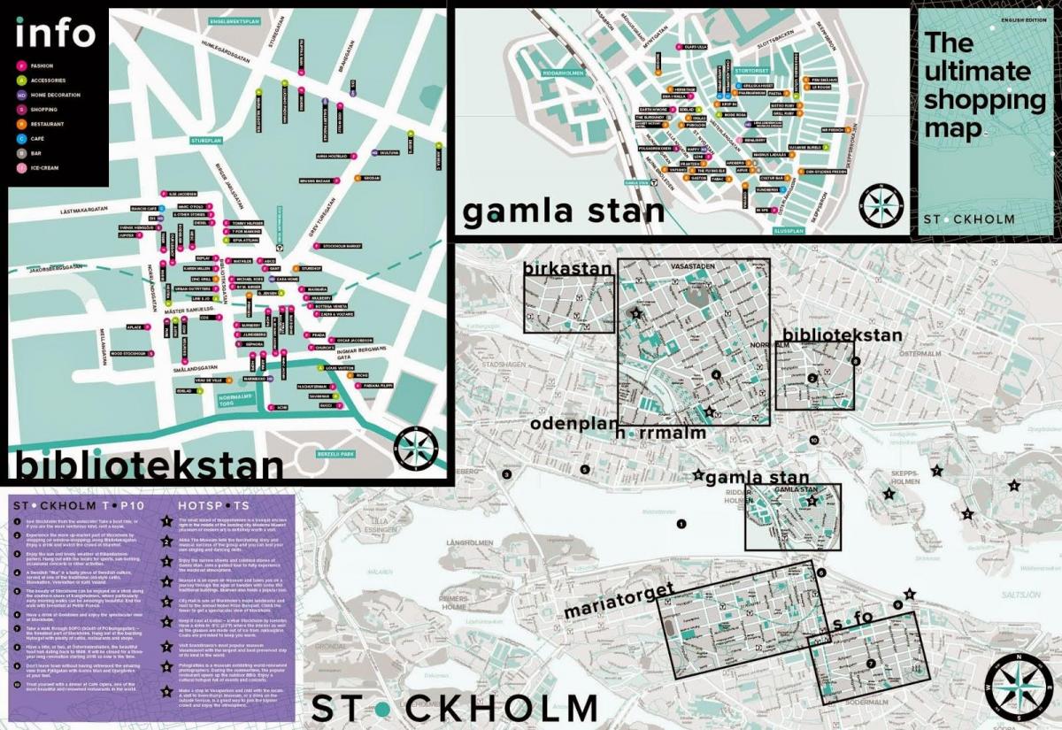 harta e Stokholmit pazar