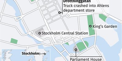 Harta e drottninggatan Stokholm