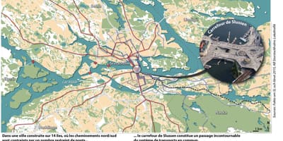 Harta e slussen Stokholm
