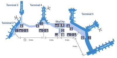 Stokholm arn aeroporti hartë