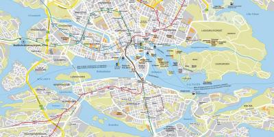 Hartë të qytetit të Stokholmit