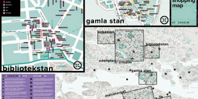 Harta e Stokholmit pazar
