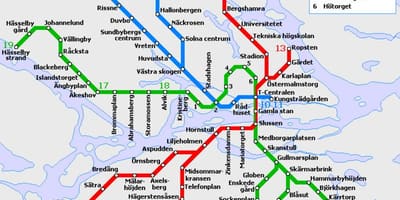 Transporti publik Stokholm hartë