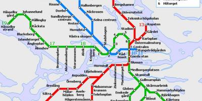 Transporti publik Stokholm hartë