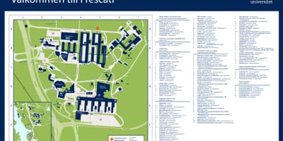 Harta e Stokholmit universitetit